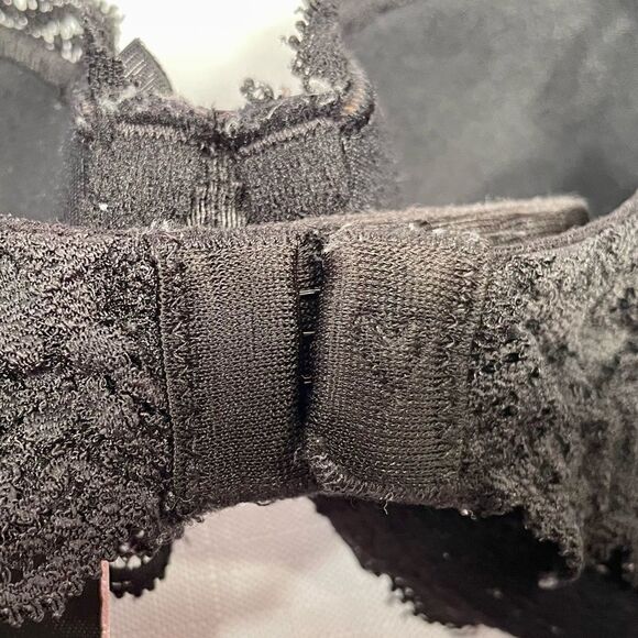 BLACK VICTORIA’s SECRET DREAM ANGELS LINED DEMI BRA 32C - Picture 5 of 7